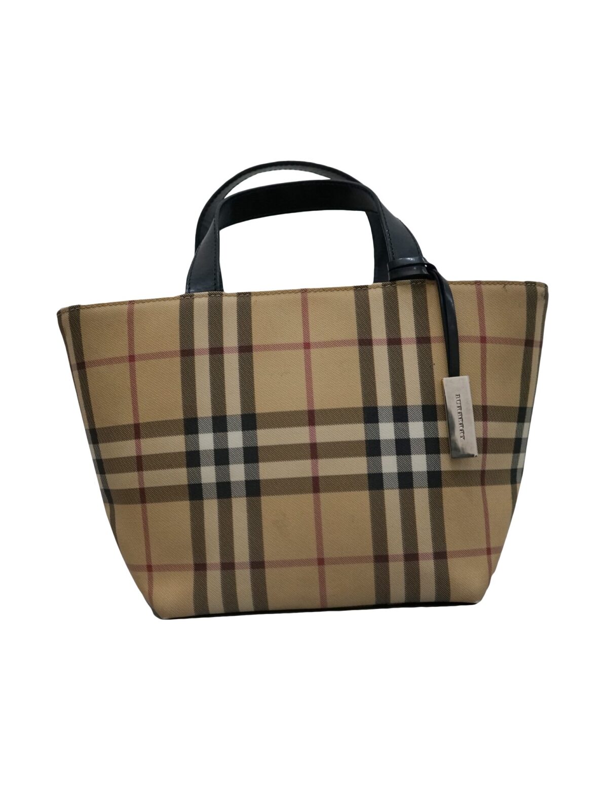 HOUSE CHECK PVC SMALL TOTE