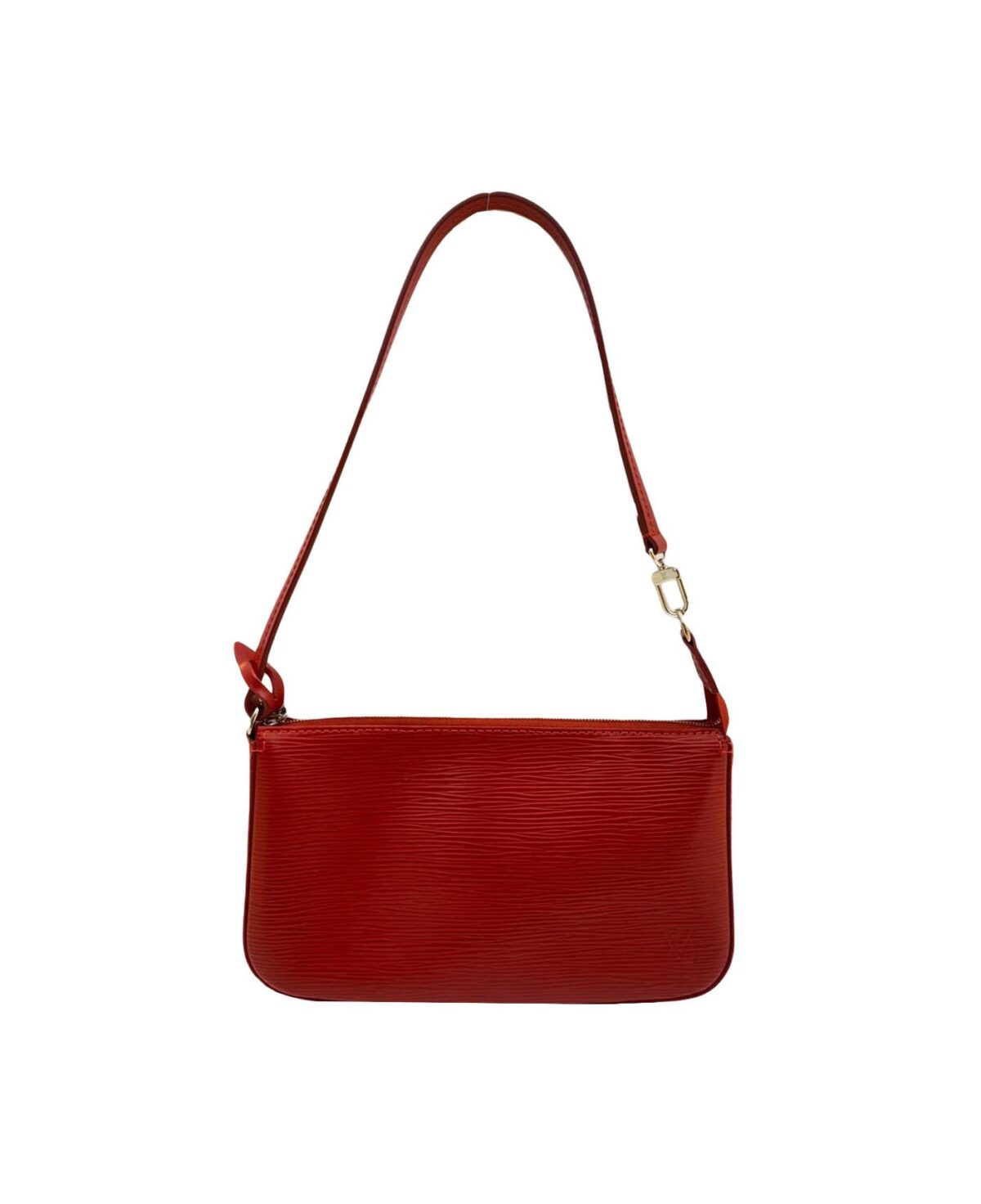 RED EPI LEATHER POCHETTE ACCESSORIES BAG