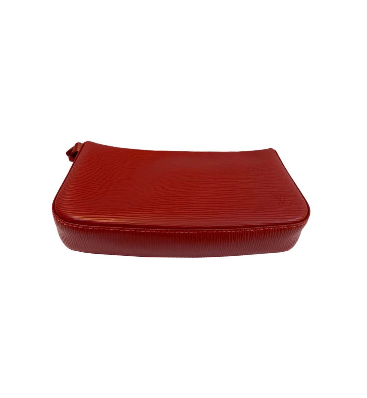RED EPI LEATHER POCHETTE ACCESSORIES BAG