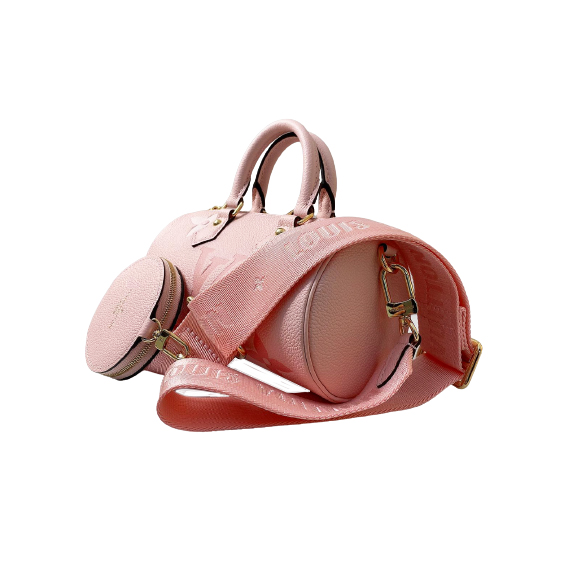 Néonoé bb leather handbag Louis Vuitton Pink in Leather - 23314257