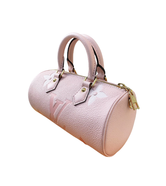 Faux Leather LV Pink Butterflies on White – Dreamy Designs by Trudy