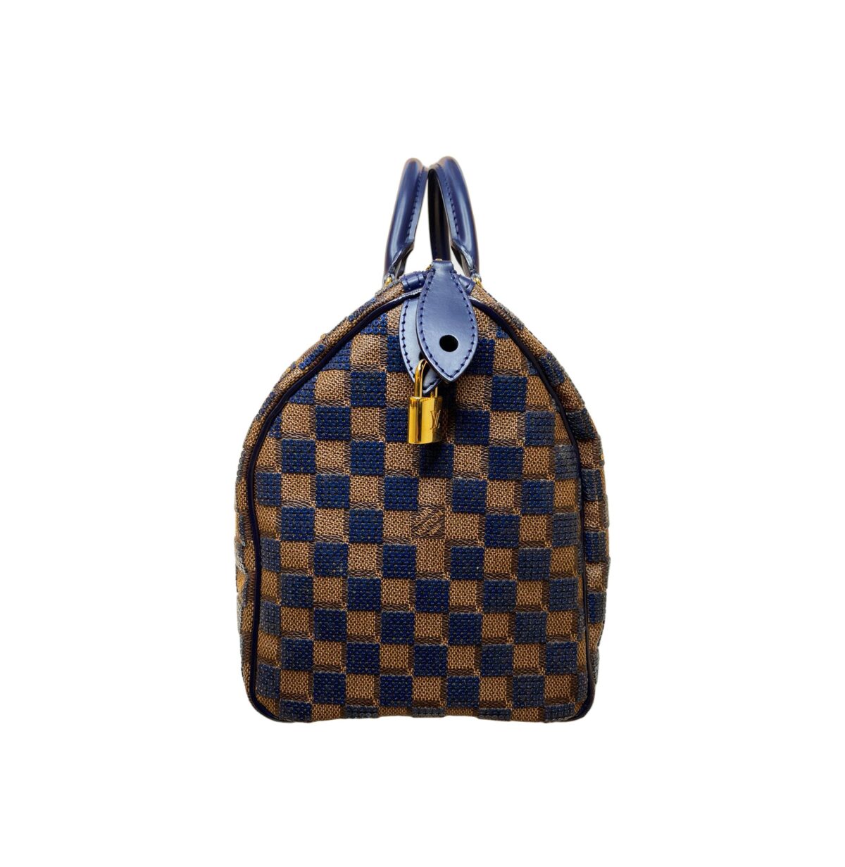 LIMITED EDITION BLUE DAMIER EBENE PAILLETES SPEEDY 30 BAG