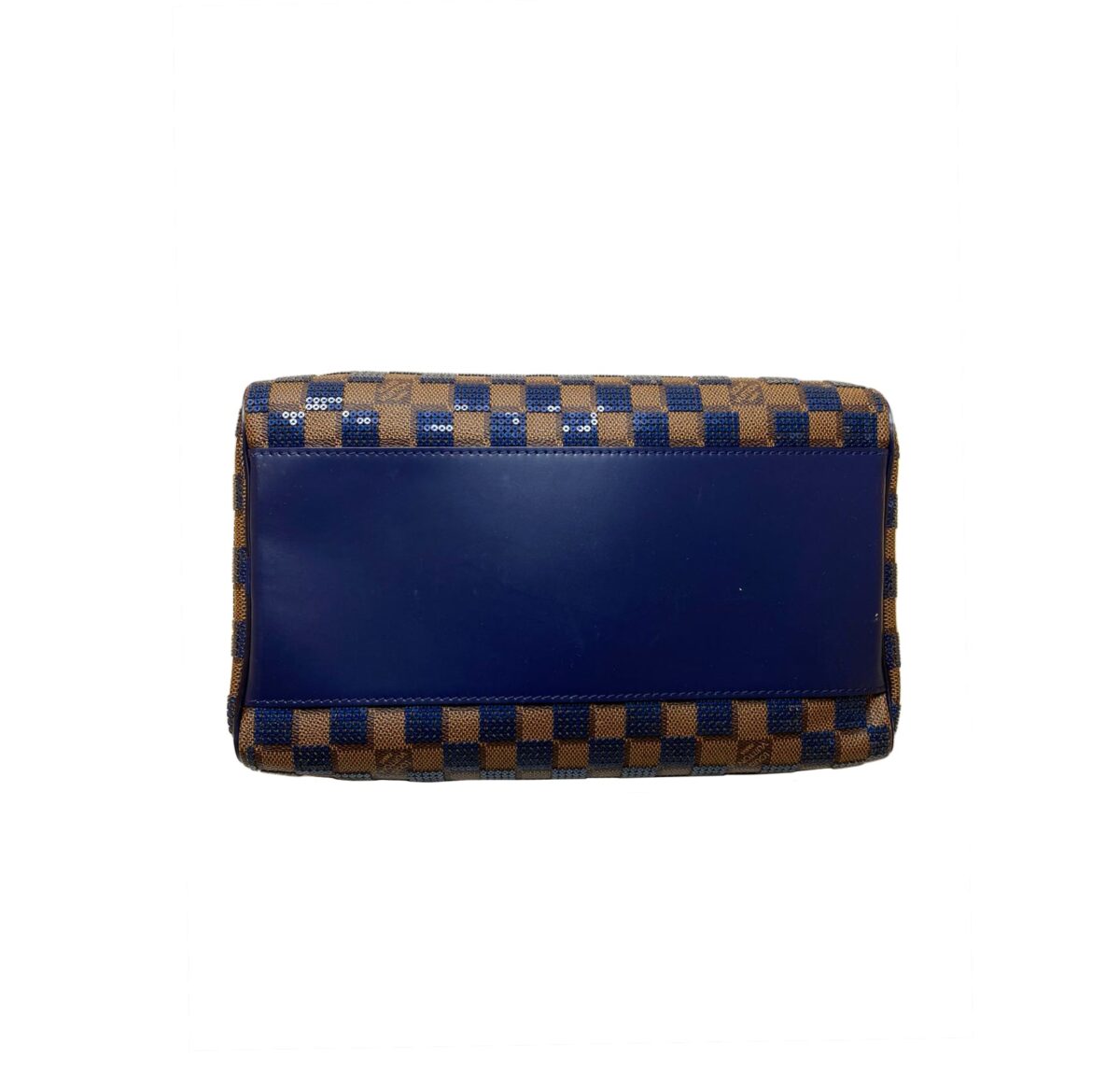 LIMITED EDITION BLUE DAMIER EBENE PAILLETES SPEEDY 30 BAG