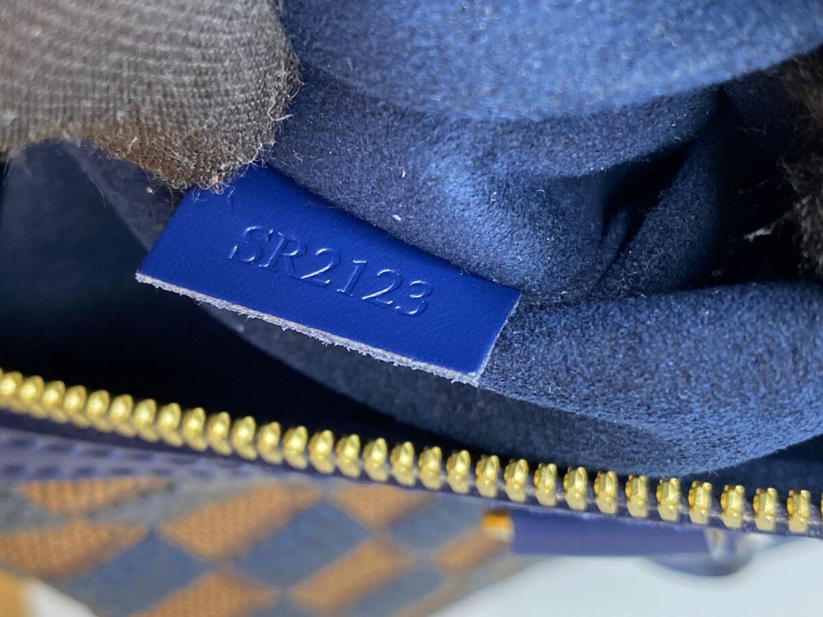 LIMITED EDITION BLUE DAMIER EBENE PAILLETES SPEEDY 30 BAG
