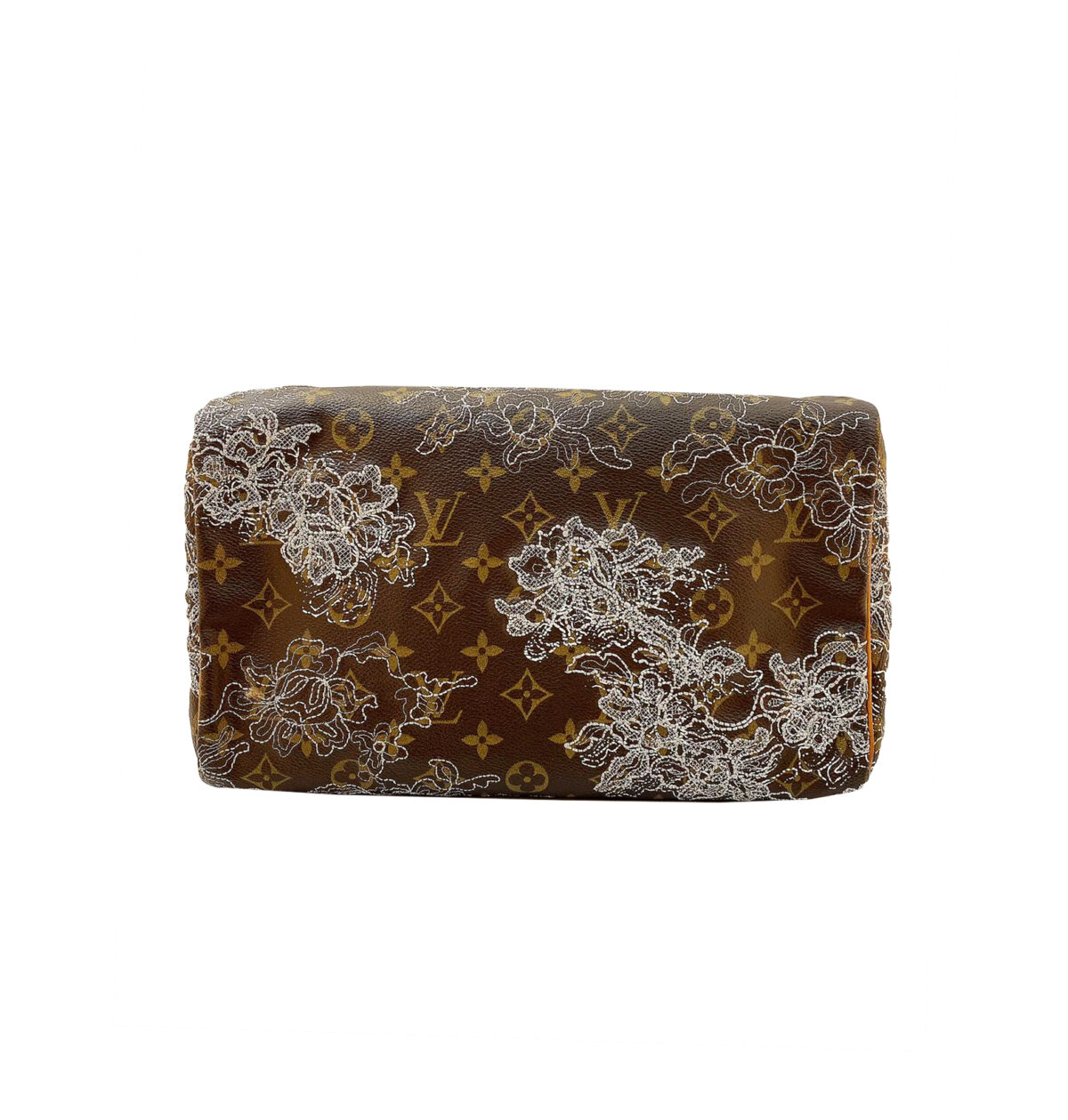 BROWN MONOGRAM DENTELLE SPEEDY 30 BAG