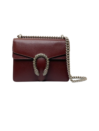 MAROON DIONYSUS MINI SHOULDER BAG