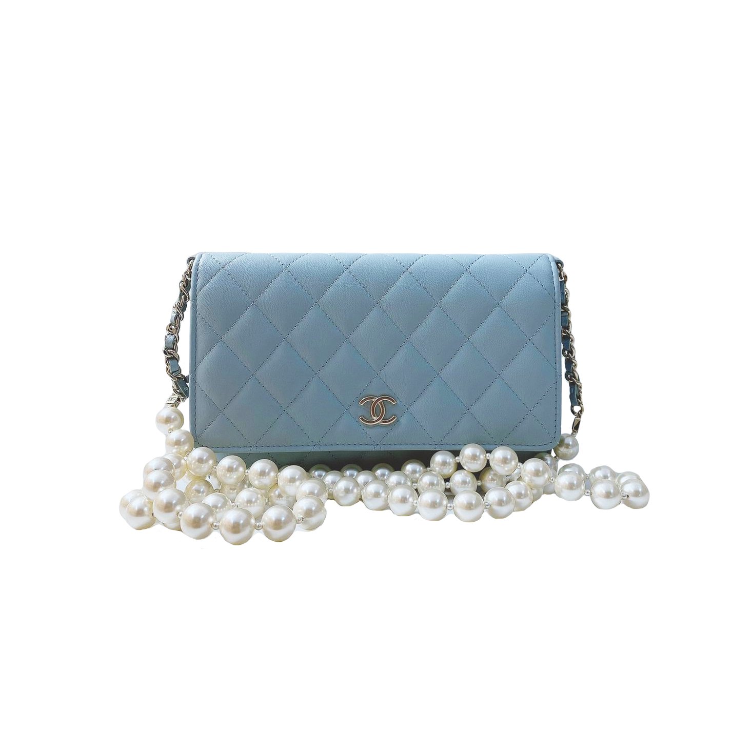 Chanel Extra Mini White Quilted Caviar Coco Handle TPM