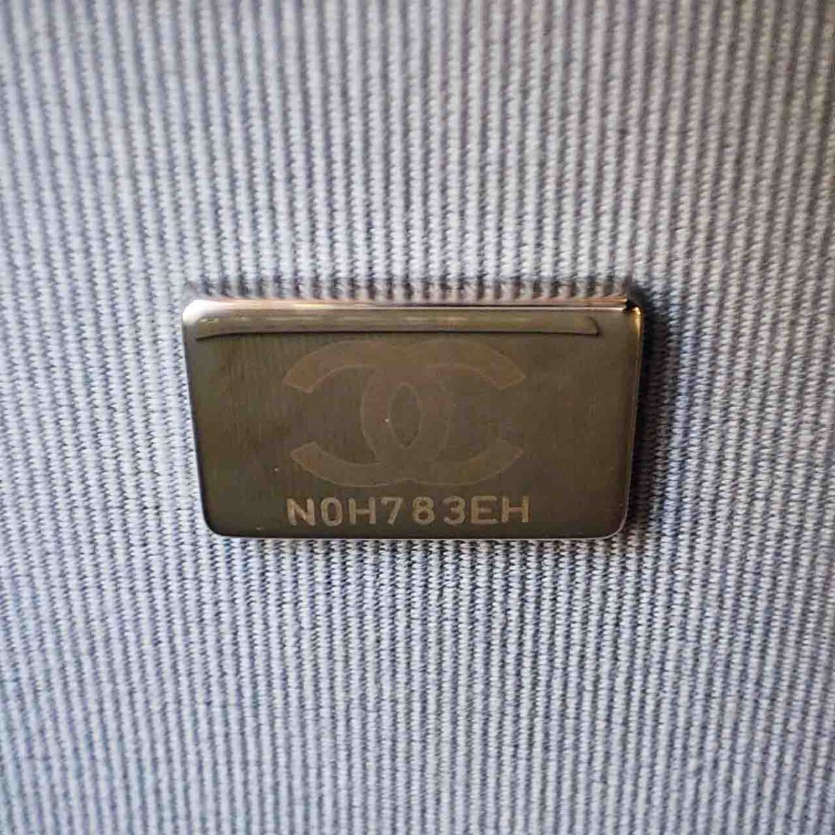 SILVER METALLIC LAMBSKIN LEATHER SMALL FLAP BAG