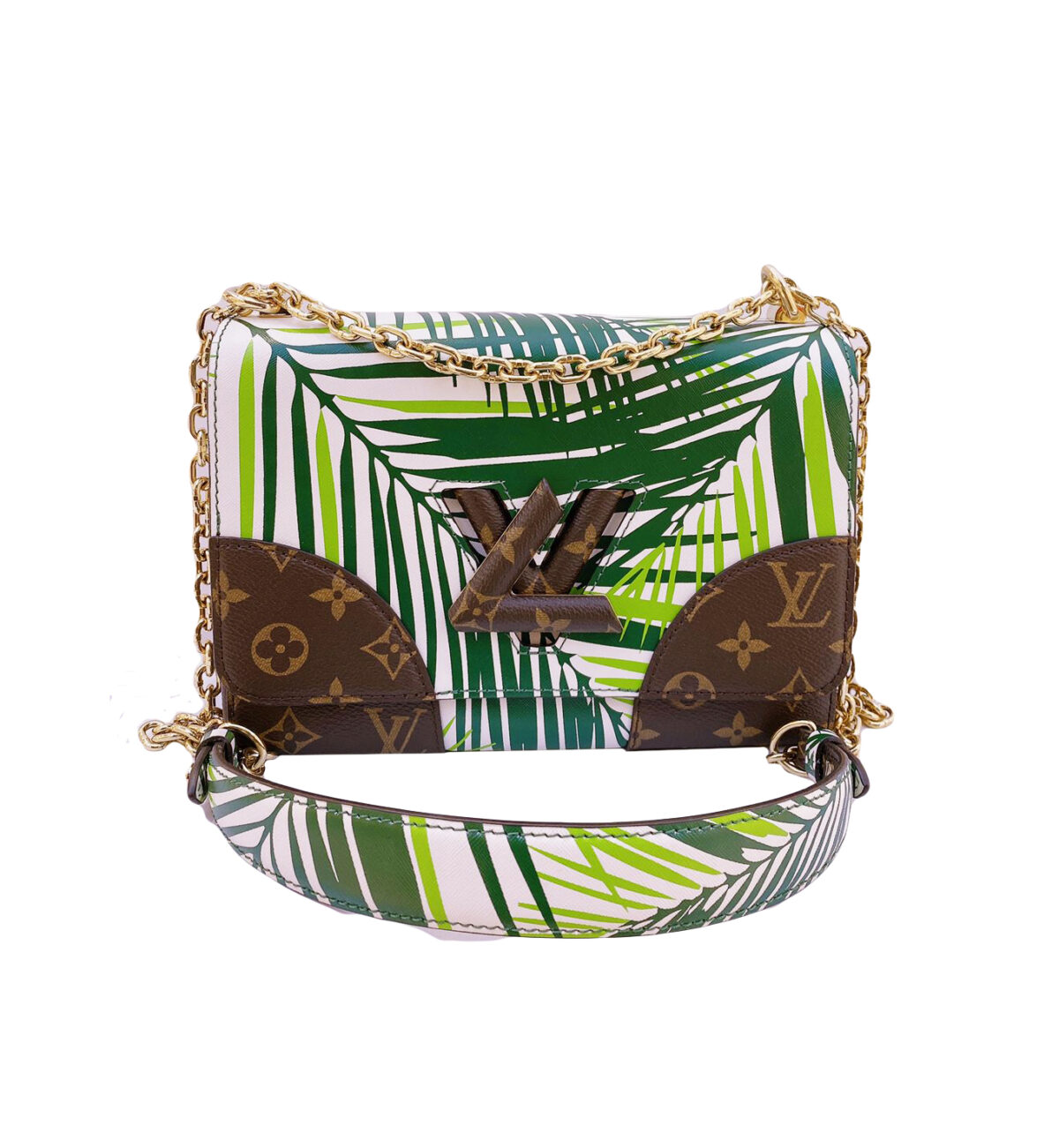 TWIST LIMITED EDITION PALM PRINT SHOULDER BAG