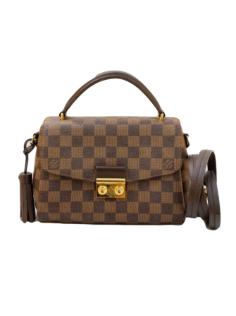 DAMIER EBENE CANVAS CROISETTE CROSSBODY BAG