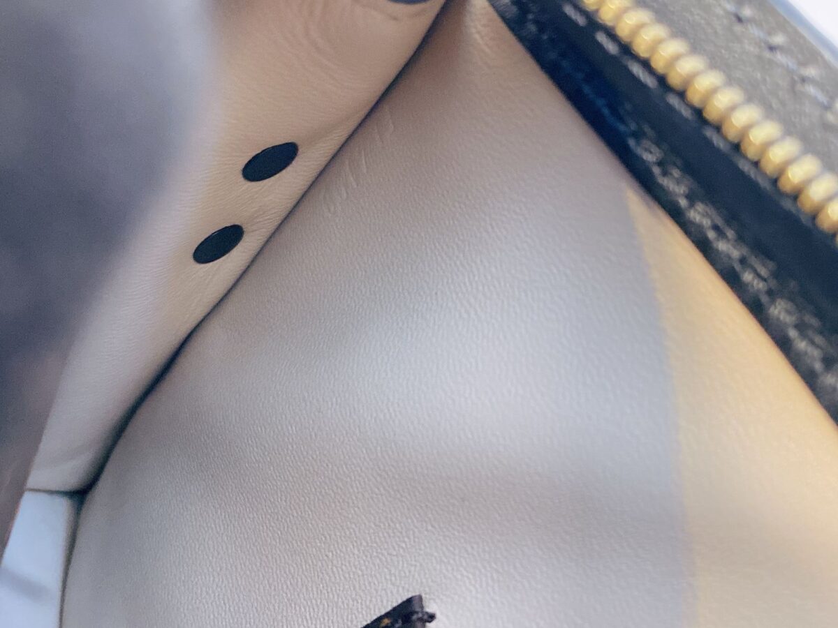 MONOGRAM REVERSE CANVAS TRUNK CLUTCH BAG