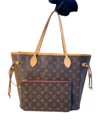 MONOGRAM CANVAS NEVERFULL MM TOTE W/ POUCH BAG