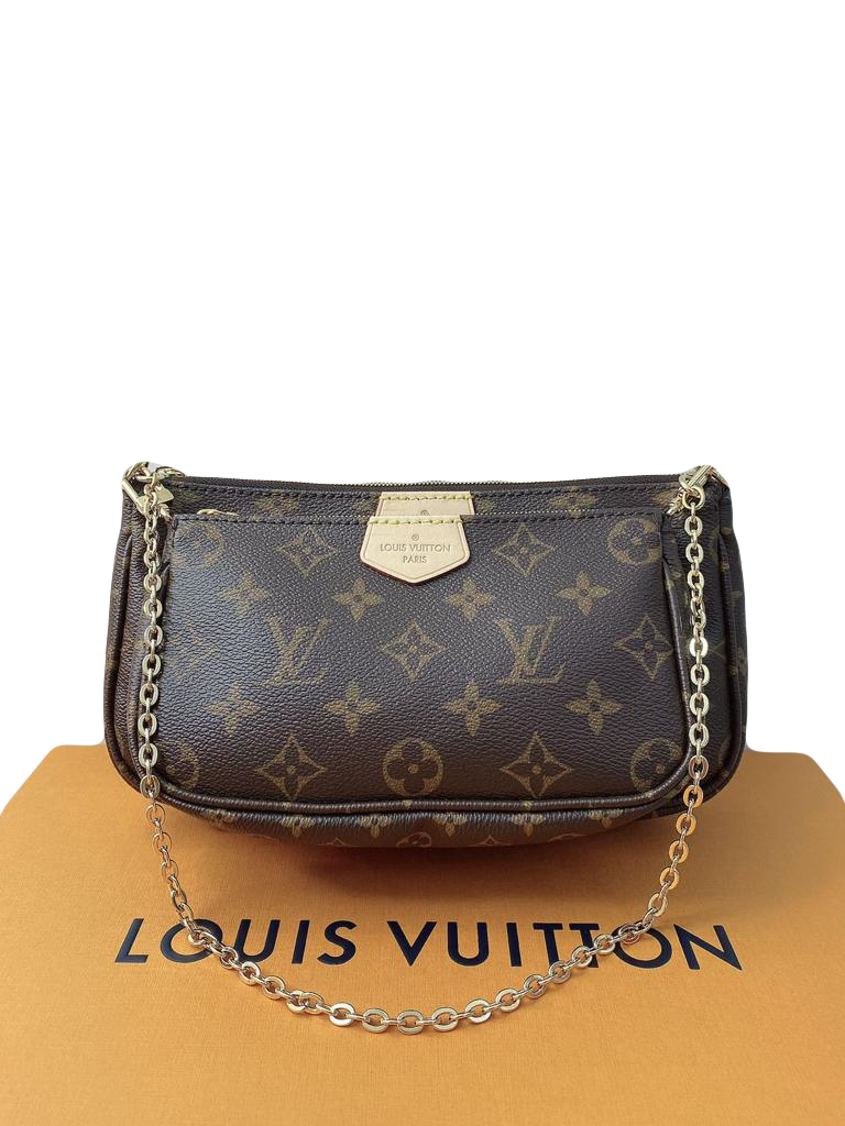 LOUIS VUITTON Multi Pochette Accessoires Monogram Rose claire