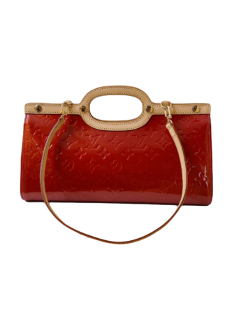 POMME D'AMOUR MONOGRAM VERNIS ROXBURY DRIVE BAG