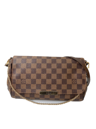 DAMIER EBENE CANVAS FAVORITE MM CROSSBODY BAG