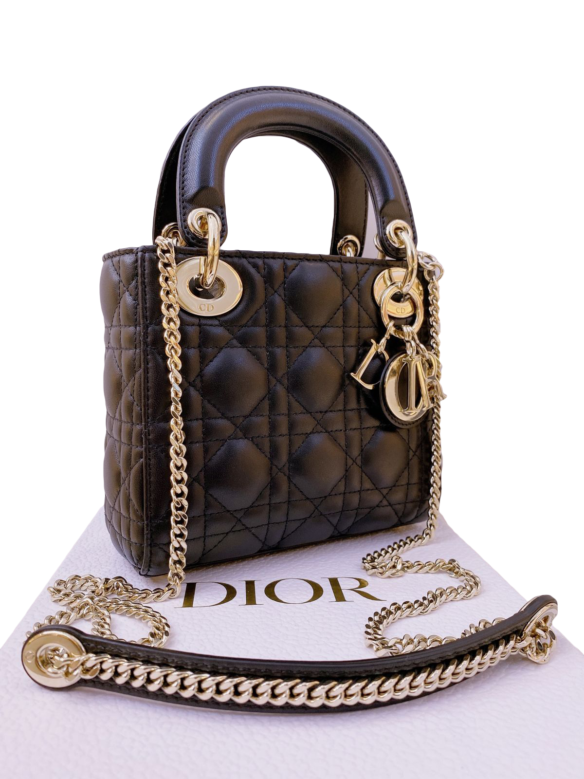 Túi xách nữ Dior lady da bóng size mini 17cm SIÊU CẤP  Túi Lady D  lien  fashion