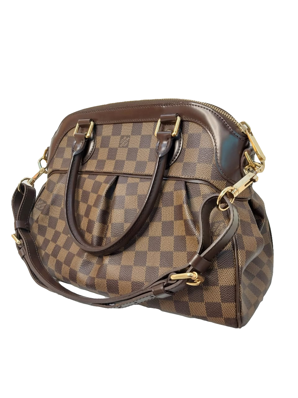 DAMIER EBENE CANVAS TREVI PM BAG - styleforless