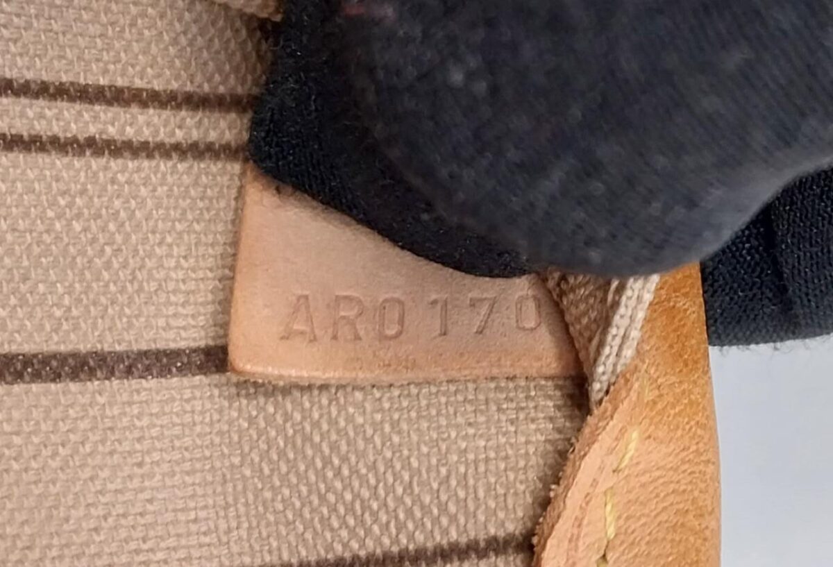 BROWN MONOGRAM CANVAS NEVERFULL MM BAG