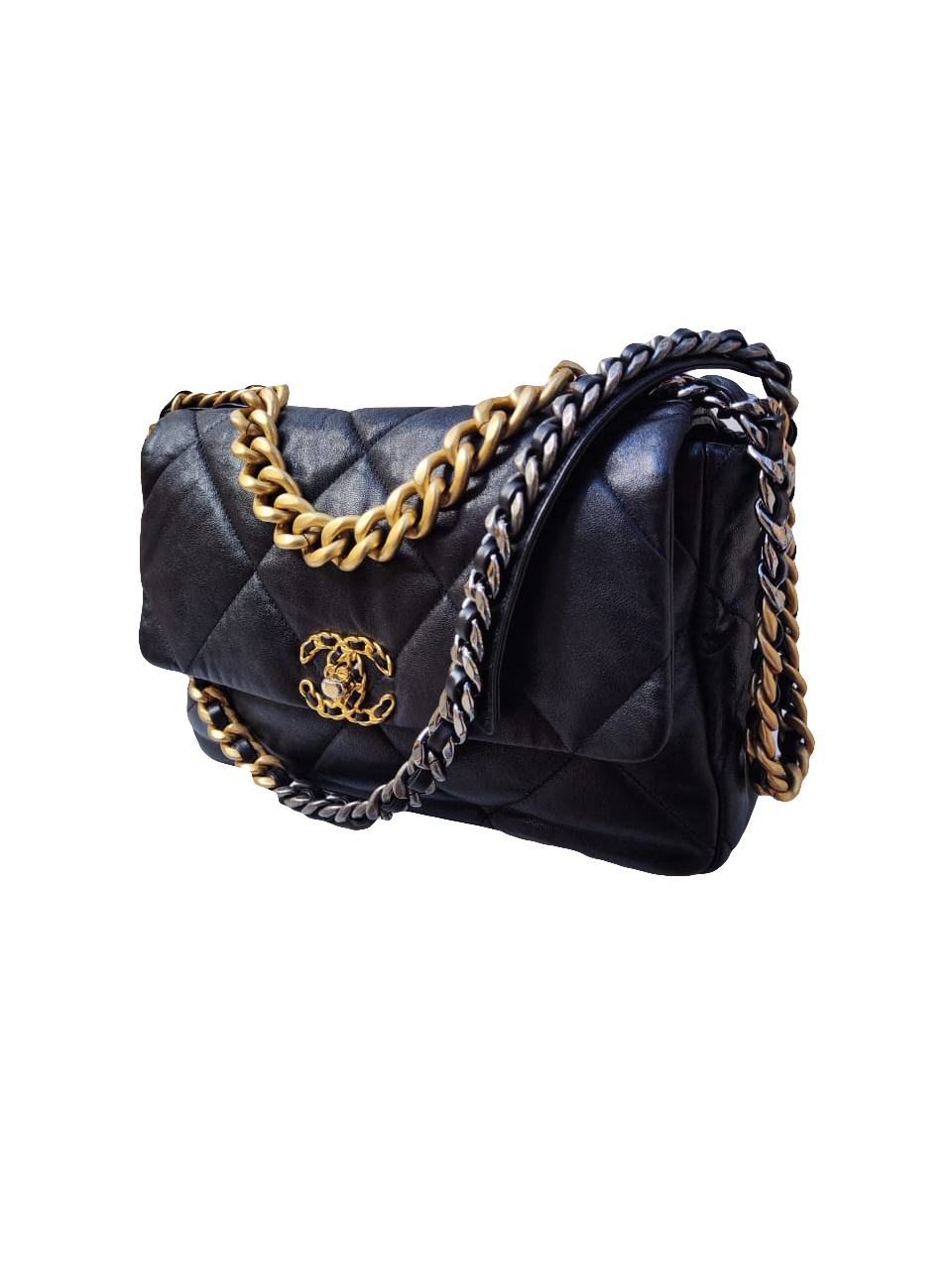 Chanel 19 leather handbag Chanel Black in Leather - 32621973