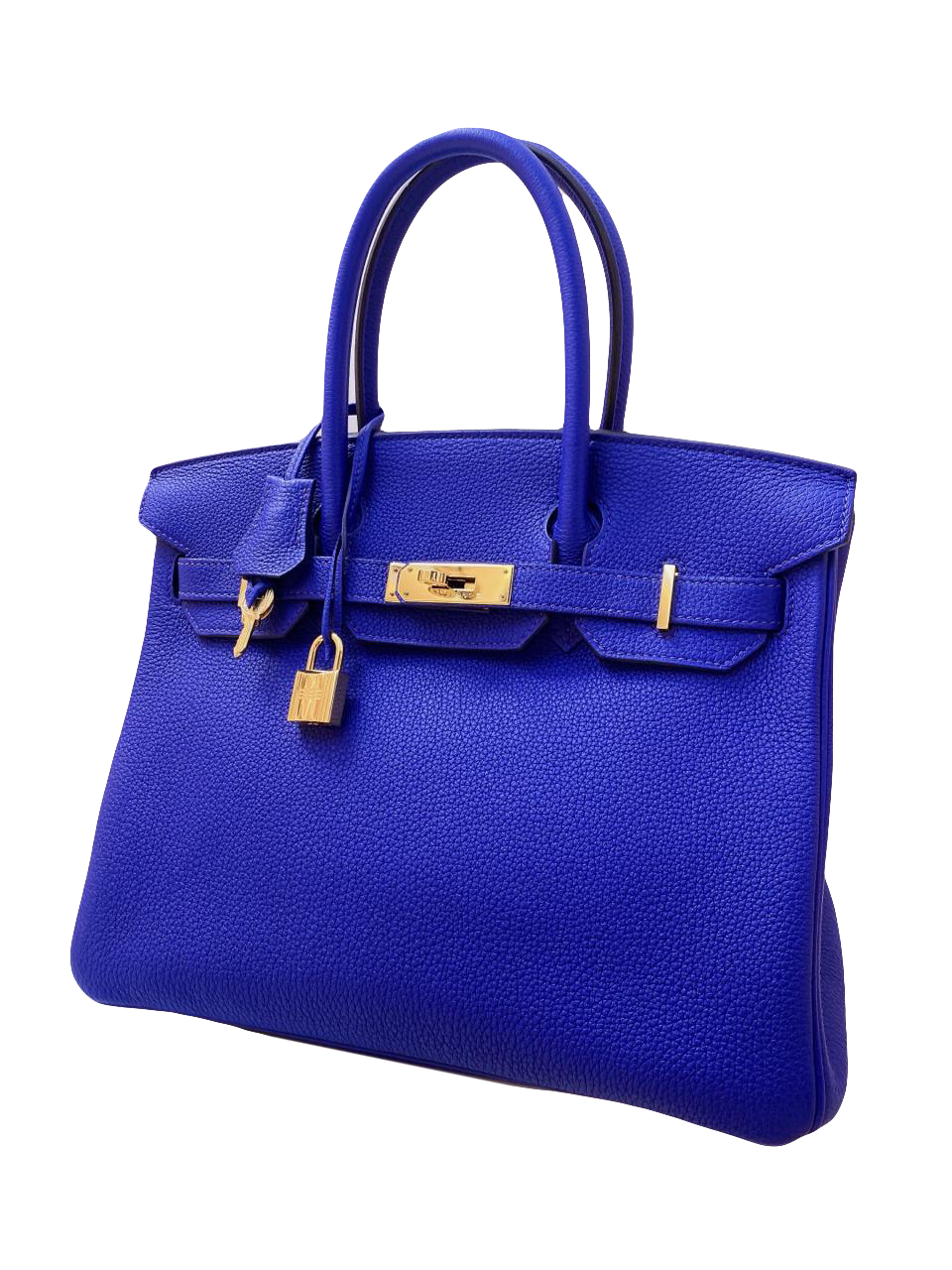 Hermes Birkin 30 togo bleu electrique ghw