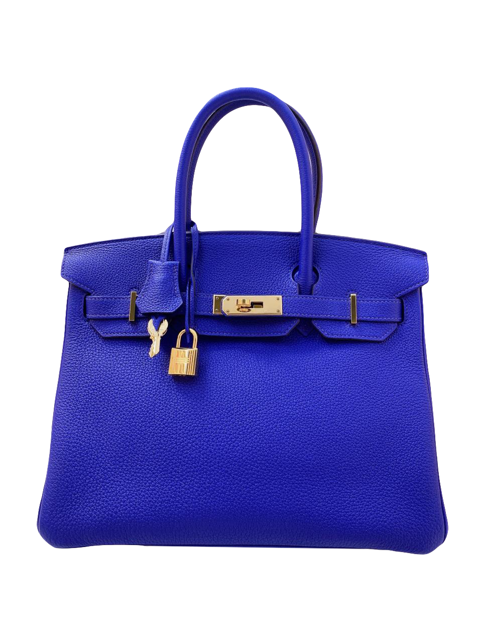 BIRKIN 25 VERSO BAG AO BLUE LIN/BEIGE DE WEIMAR - styleforless