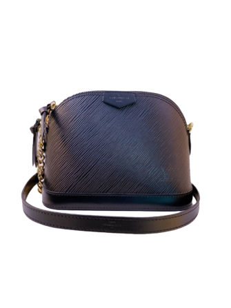 BLACK EPI ALMA CHAIN MINI CROSSBODY BAG