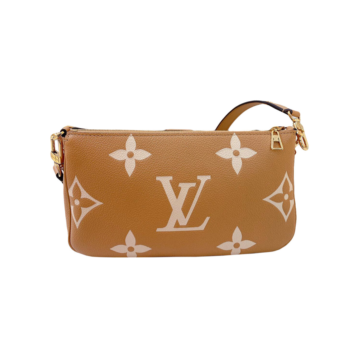 ARIZONA/BEIGE BICOLOUR MONOGRAM EMPREINTE LEATHER MULTI POCHETTE ACCESSORIES CROSSBODY BAG