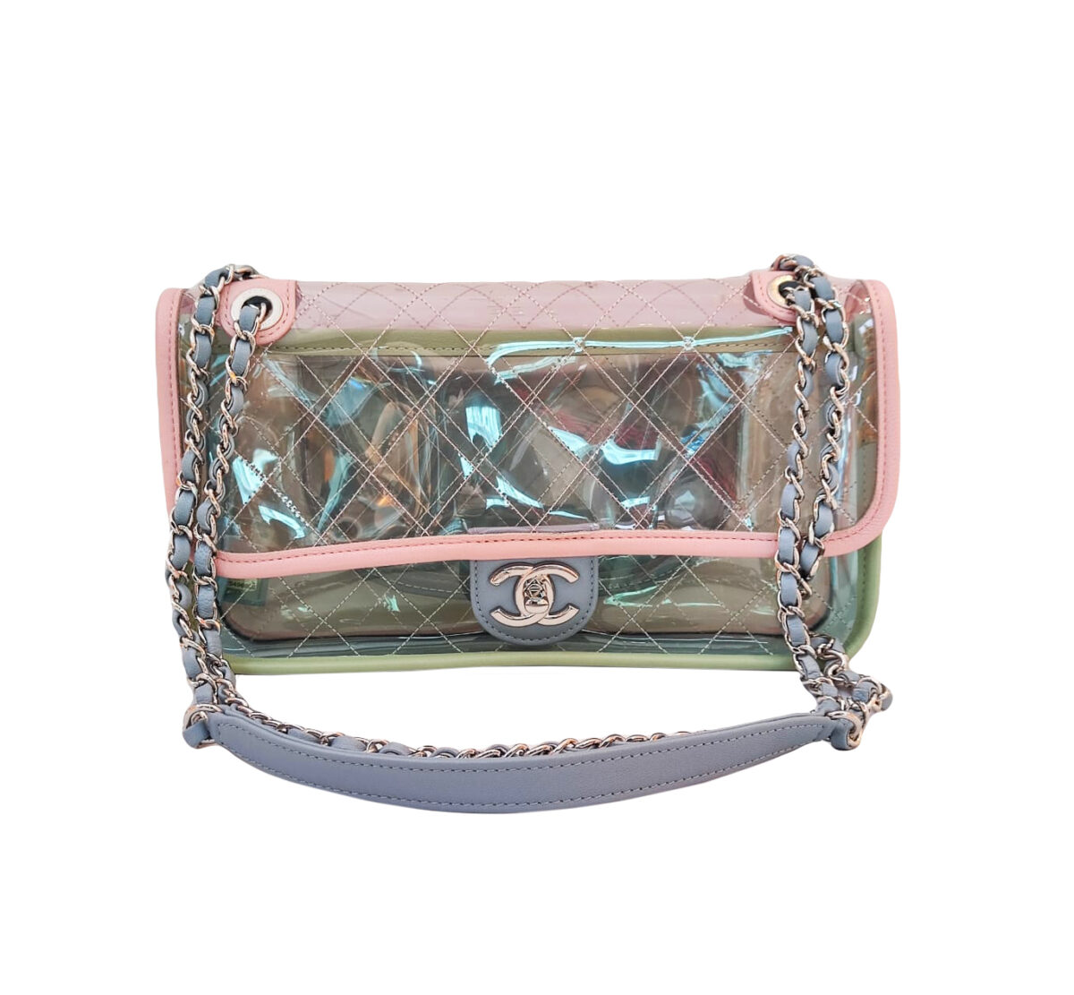 SMALL COCO SPLASH FLAP BAG WITH QUILTED PVC ( SPLIT PAYMENT, 10K TOTAL)