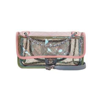 SMALL COCO SPLASH FLAP BAG WITH QUILTED PVC ( SPLIT PAYMENT, 10K TOTAL)