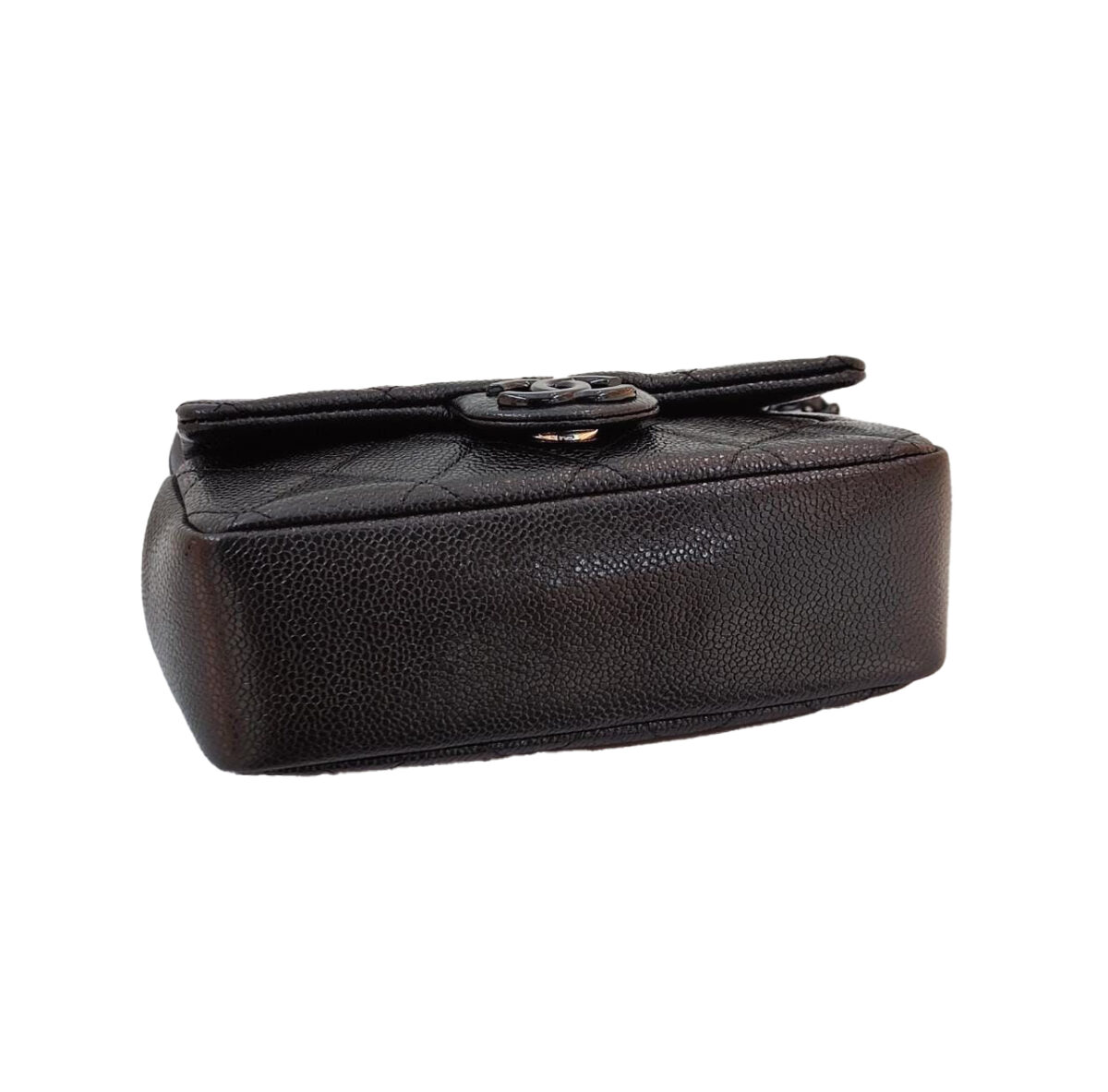 INCOGNITO MINI SQUARE BLACK FLAP BAG