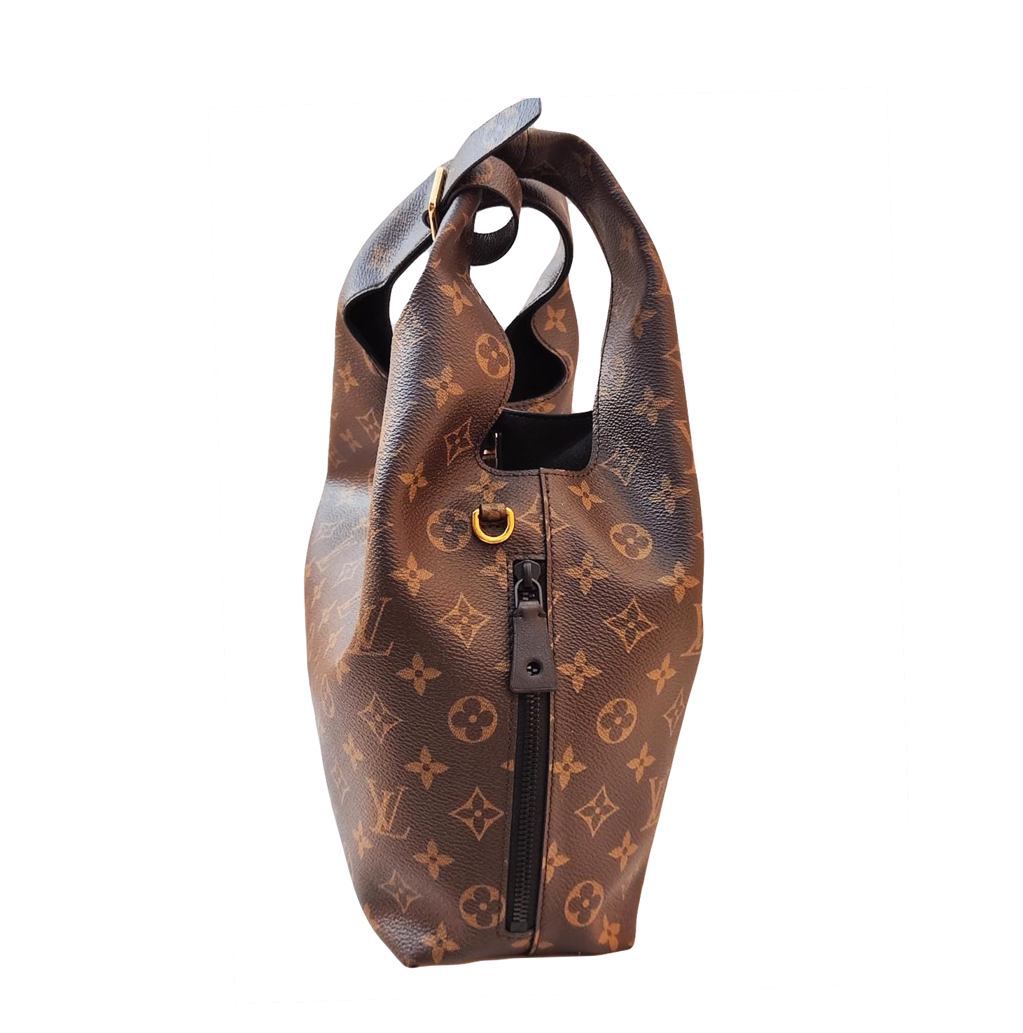 Louis+Vuitton+Atlantis+Shoulder+Bag+PM+Brown+Canvas for sale online