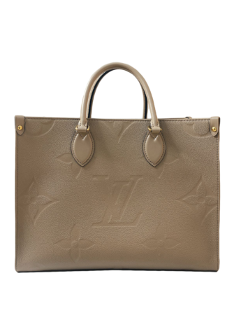 TOURTERELLE MONOGRAM EMPREINTE LEATHER ONTHEGO MM TOTE BAG