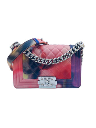 MULTICOLORED FLOWER POWER BOY SHOULDER BAG