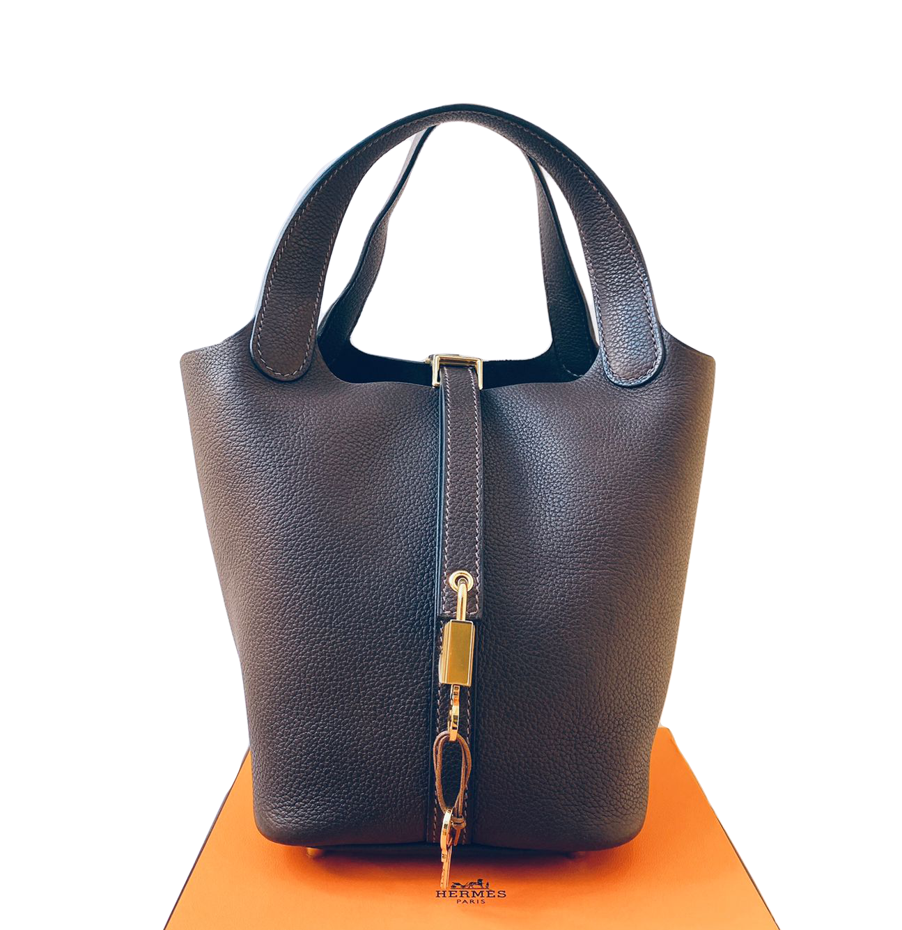 EBENE BARENIA FAUBOURG SAC PICOTIN LOCK 18 BAG - styleforless