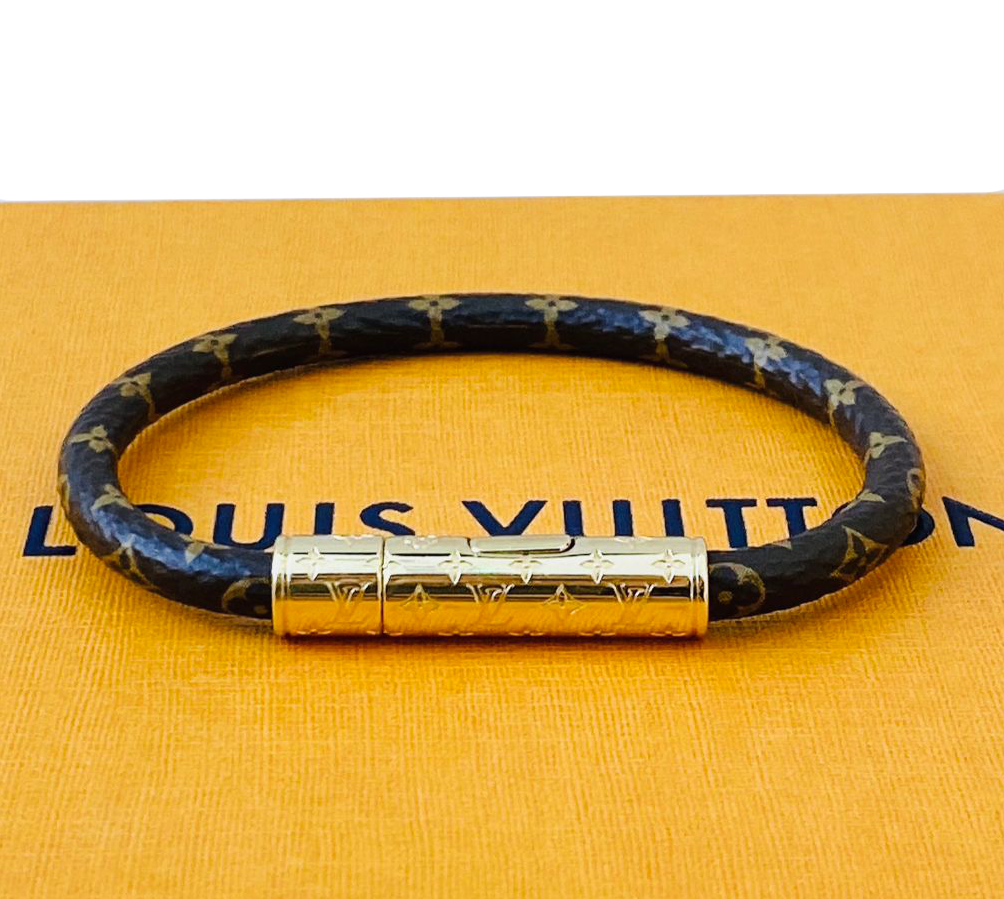 LOUIS VUITTON Monogram Confidential Bracelet 19 437195