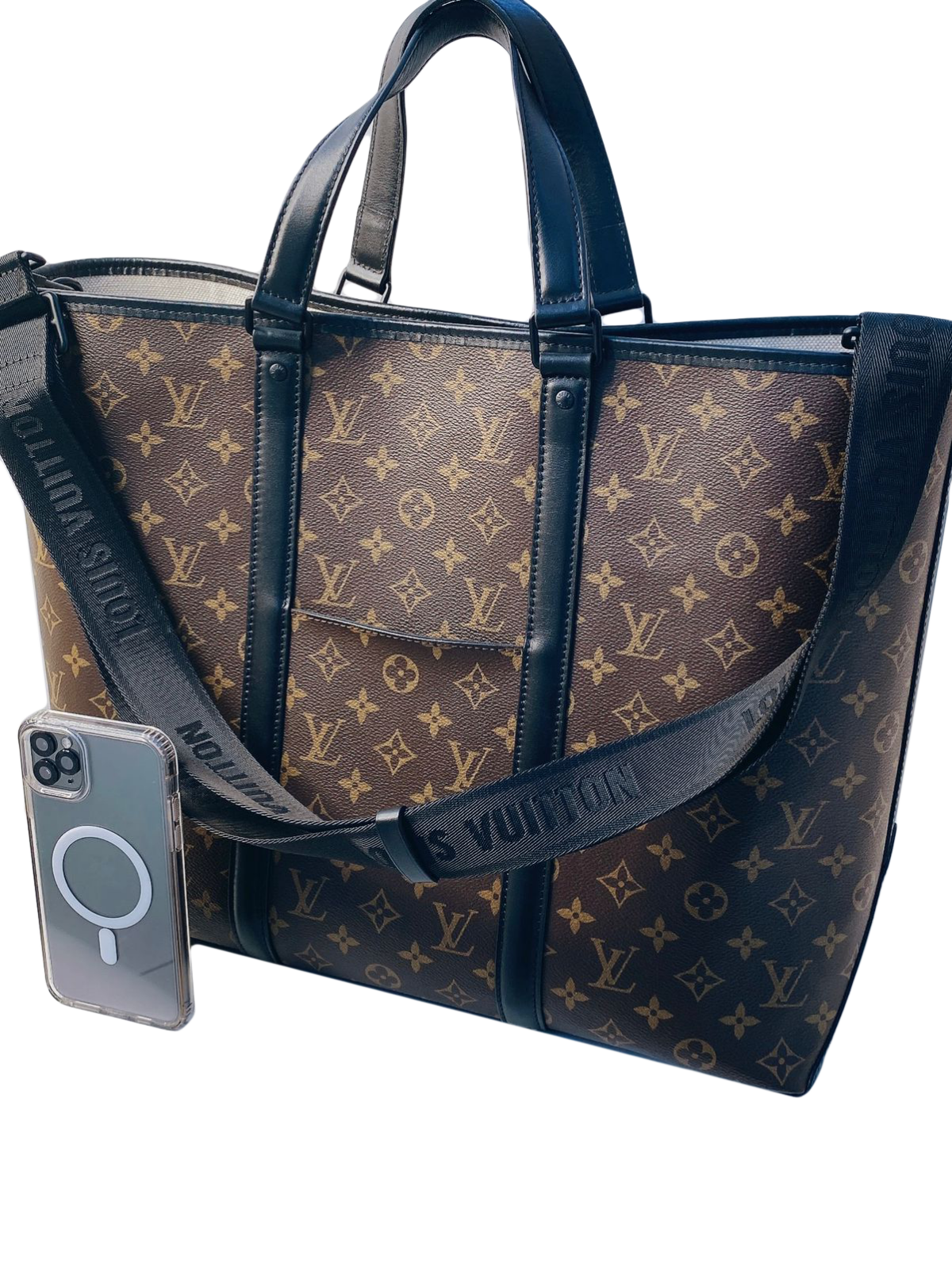 MONOGRAM CANVAS WEEKEND GM TOTE BAG