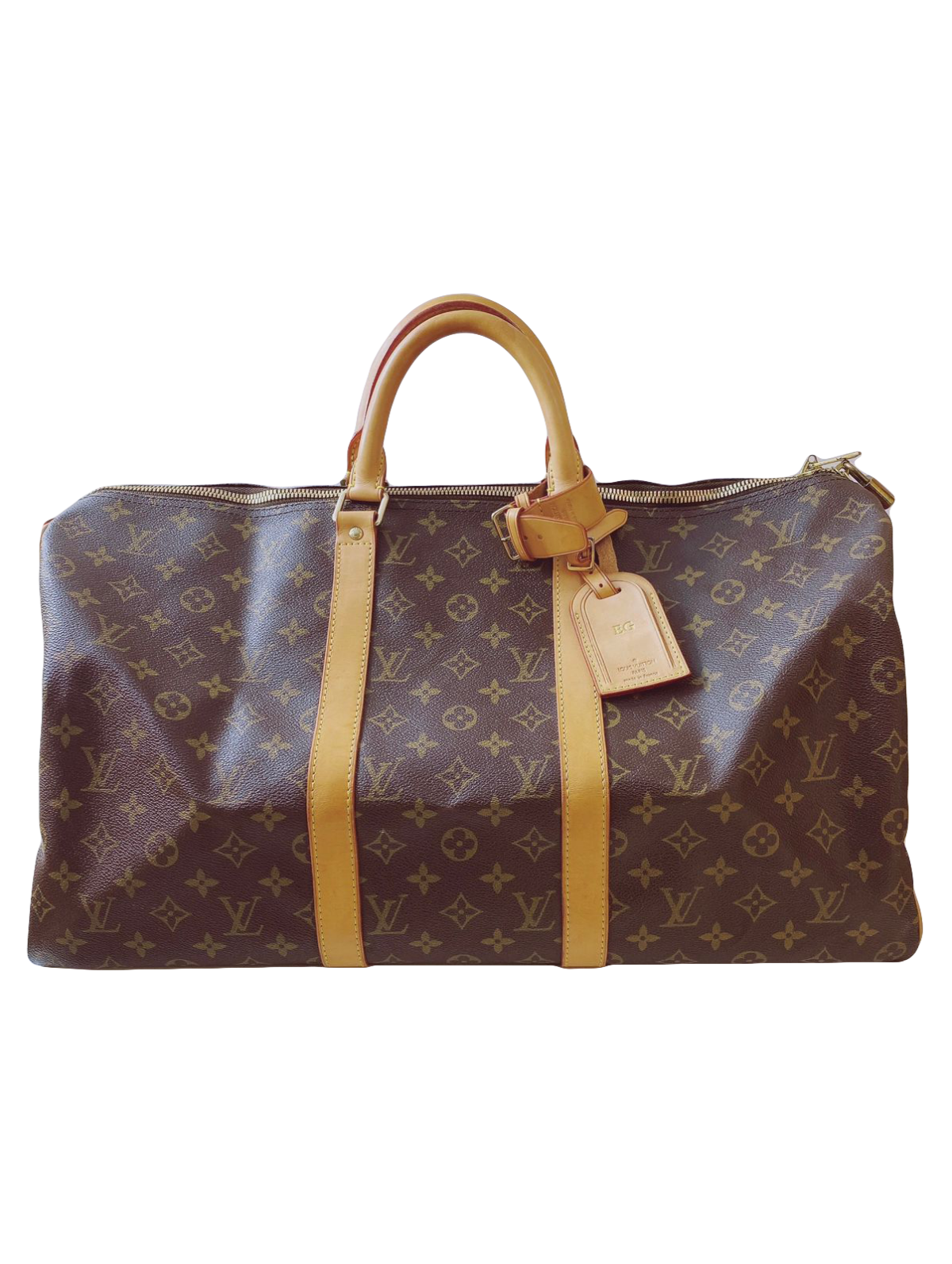MONOGRAM CANVAS KEEPALL DUFFLE 50 BAG MB0096