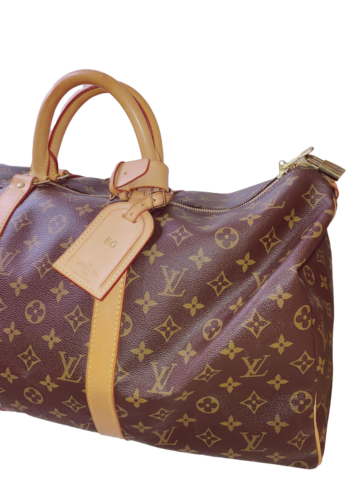 MONOGRAM CANVAS KEEPALL DUFFLE 50 BAG MB0096