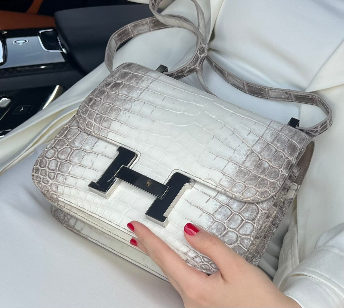 CONSTANCE III 24 CROCODILE NILOTICUS HIMALAYA PALLADIUM HARDWARE