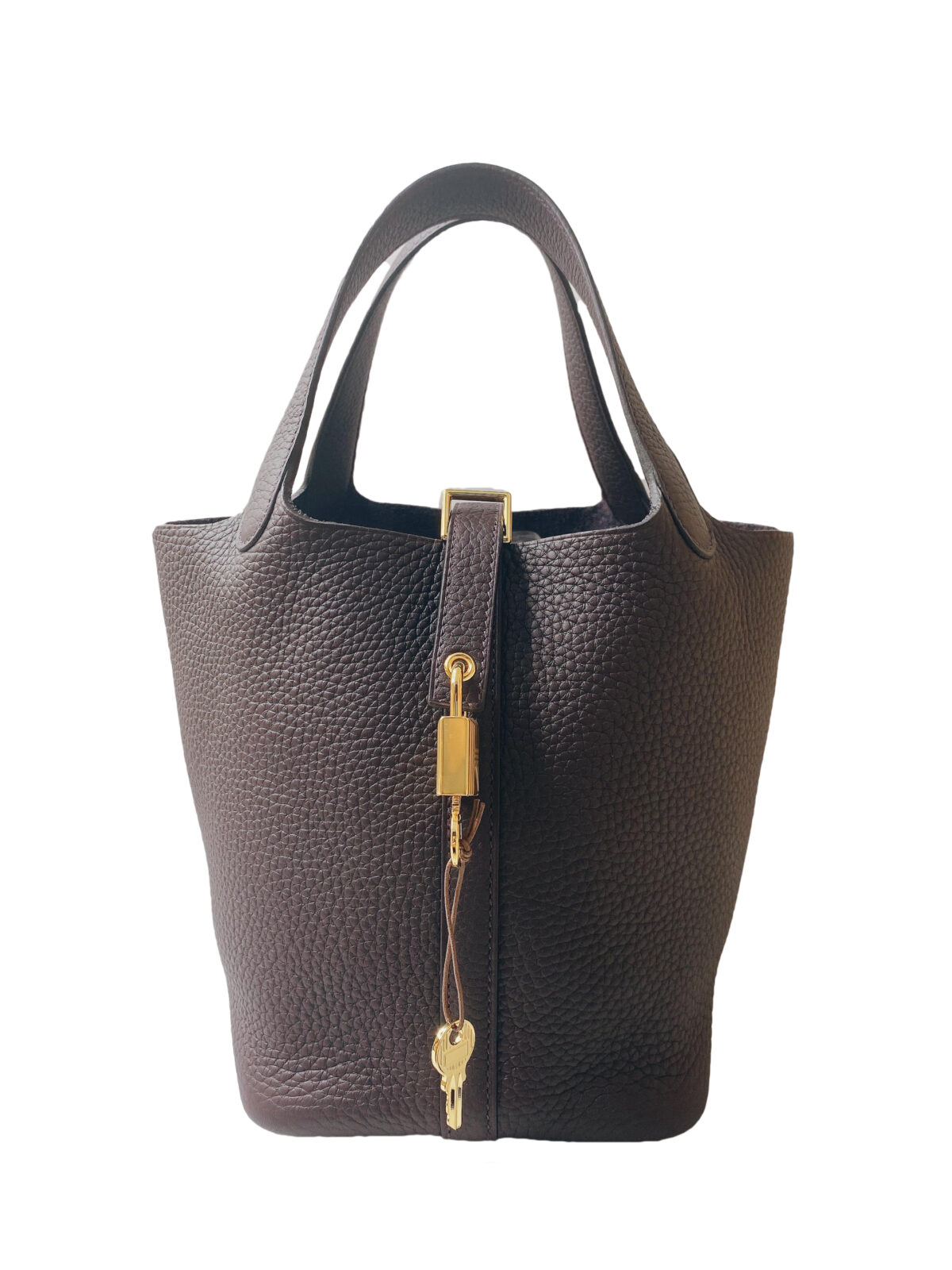 PRUNOIR PICOTIN LOCK 18/PM CLEMENCE LEATHER GHW