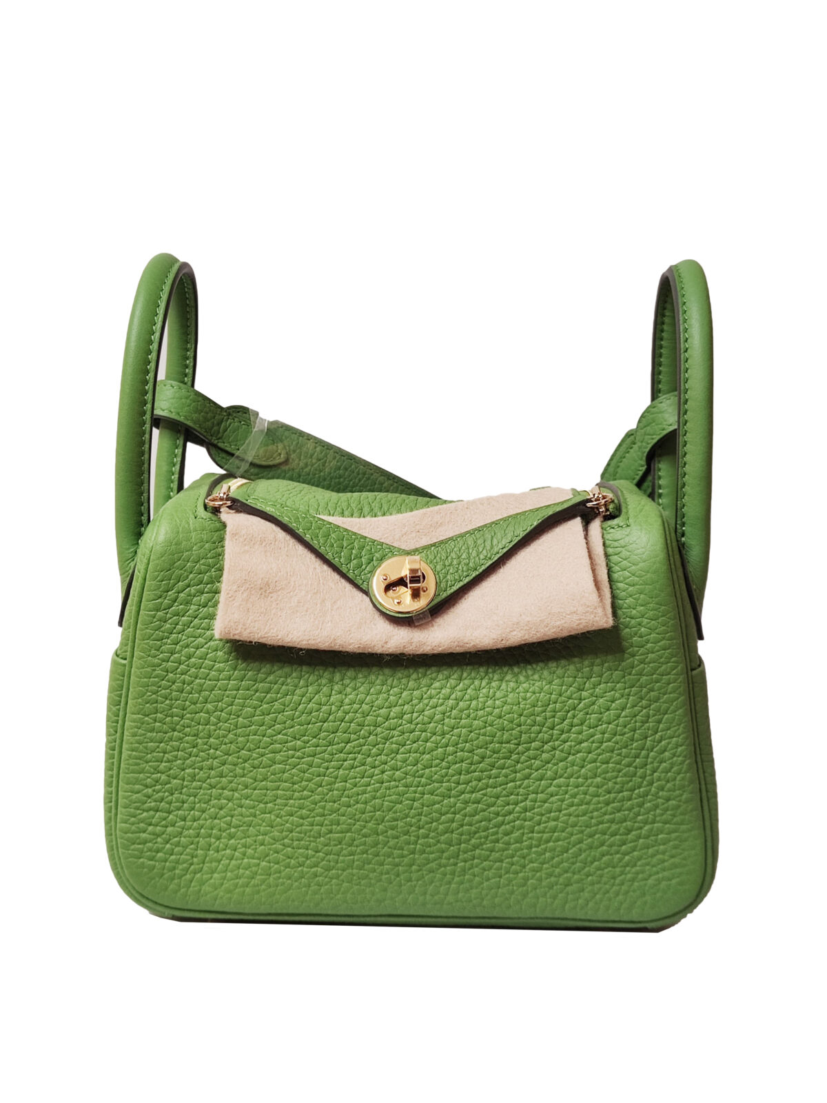 VERT YUCCA CLEMENCE MINI LINDY 20 GOLD HARDWARE