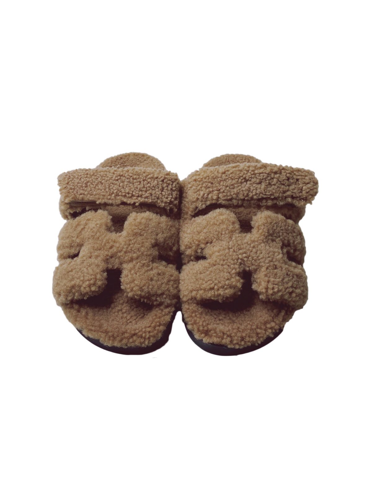 BEIGE ARGILE SHEARLING CHYPRE SANDAL