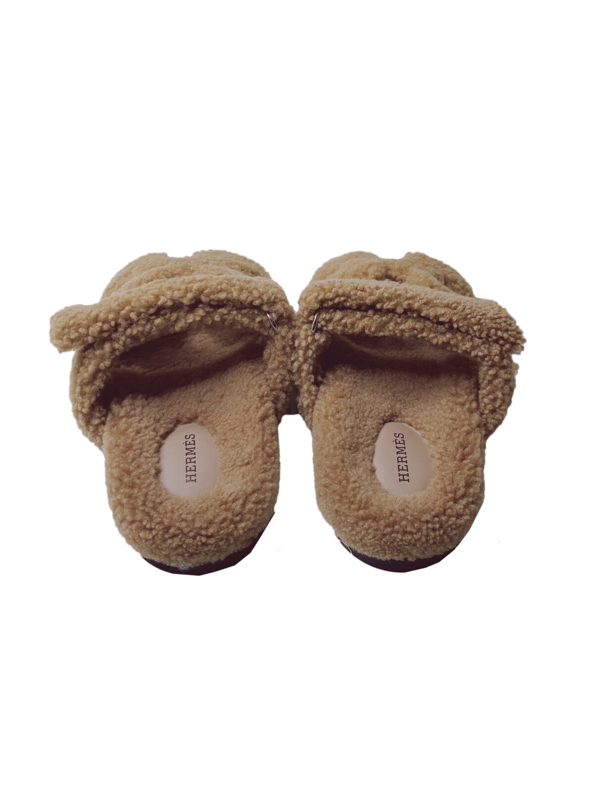 BEIGE ARGILE SHEARLING CHYPRE SANDAL