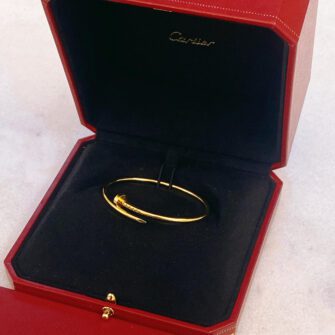 18K YELLOW GOLD JUSTE UN CLOU BRACELET , SMALL MODEL SIZE 16