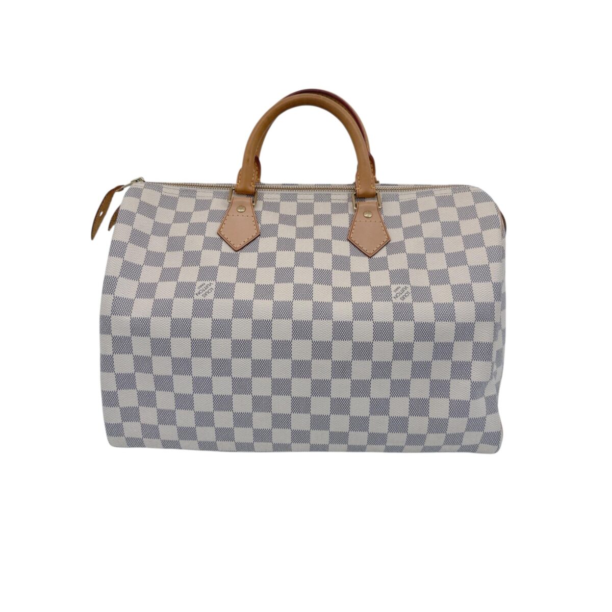 DAMIER AZUR COATED CANVAS AND LEATHER SPEEDY 35 BAG