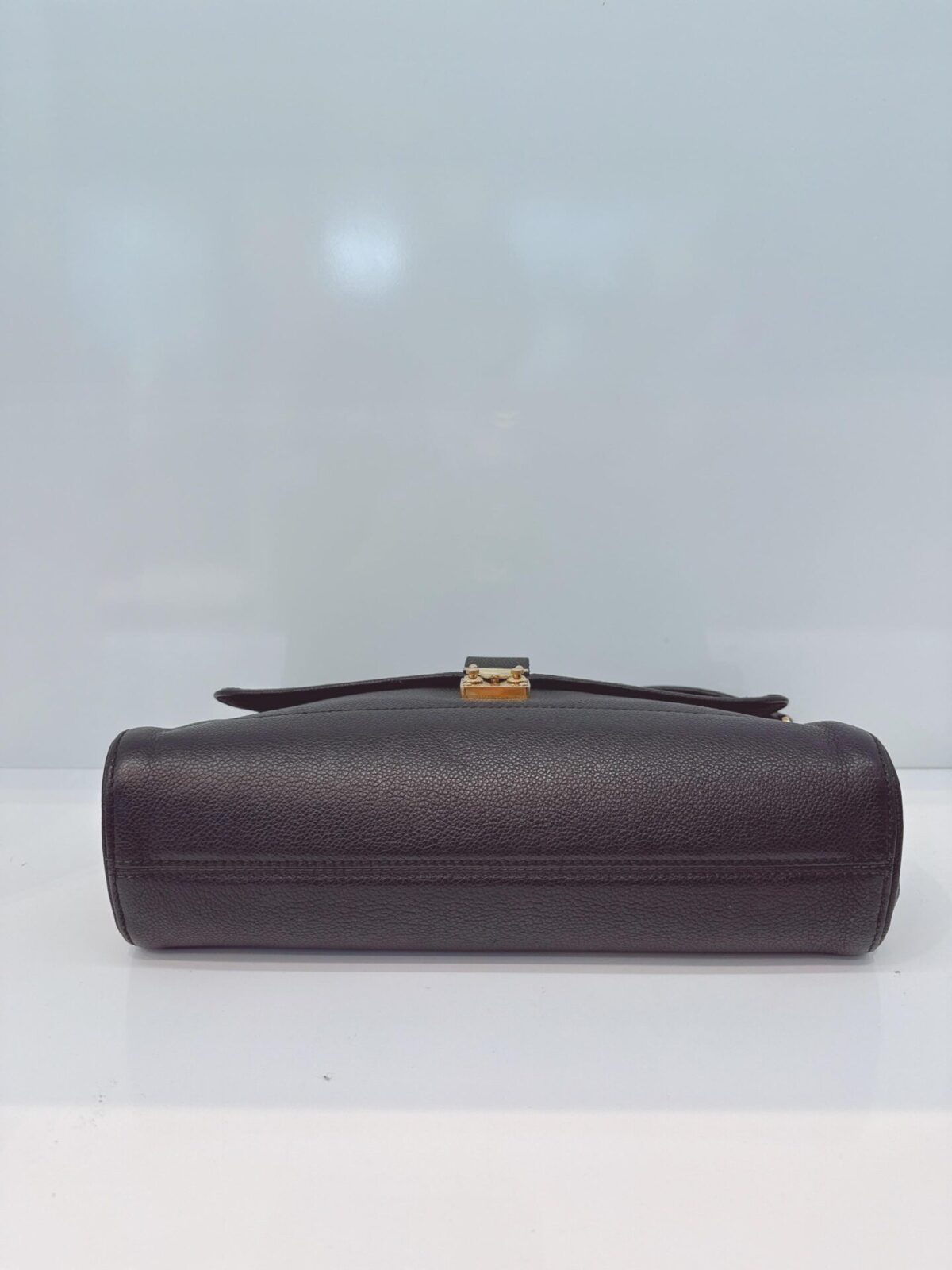 BLACK MONOGRAM EMPREINTE LEATHER MM ST GERMAIN BAG