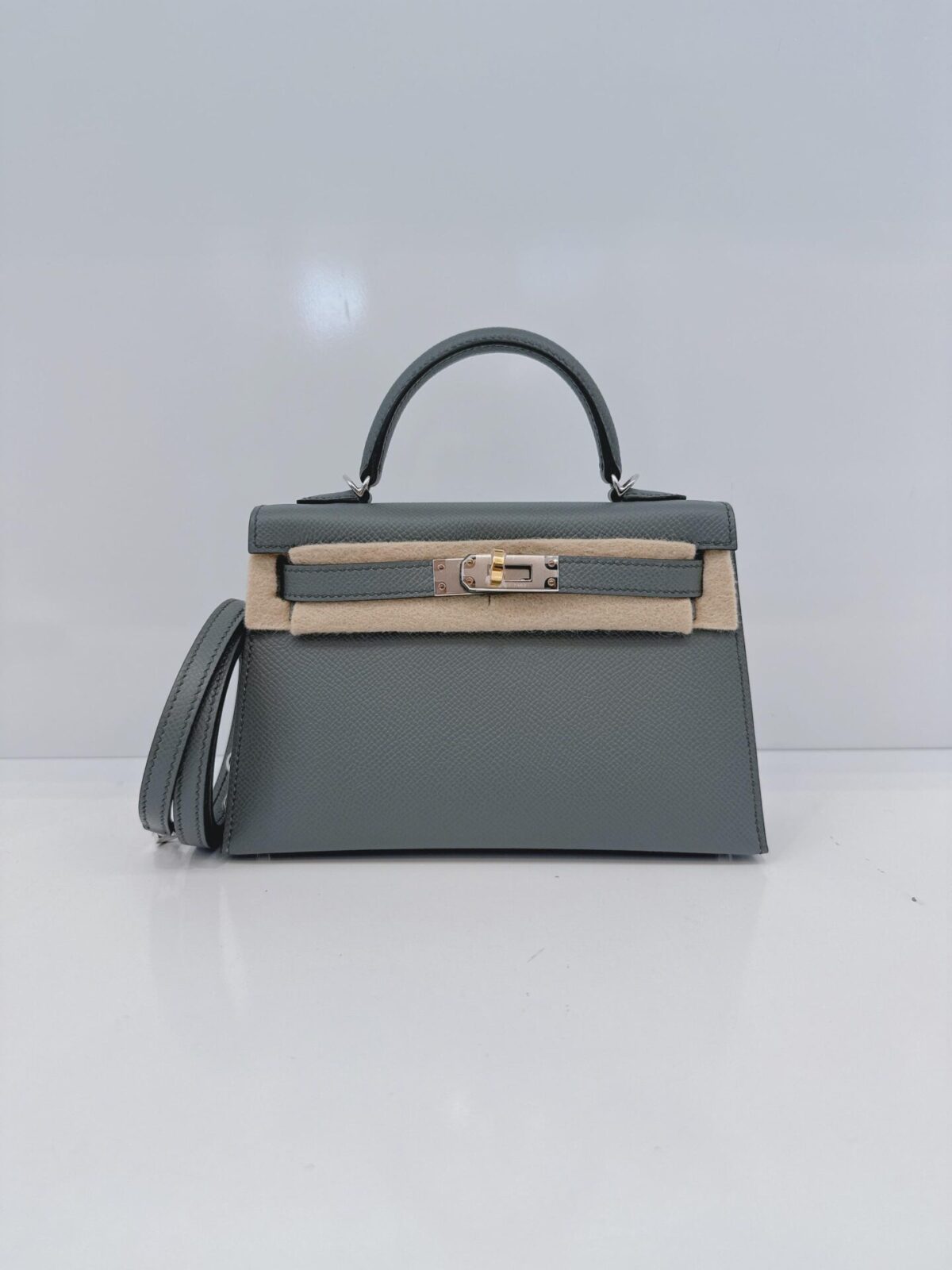 VERT AMANDE SAC KELLY SELLIER MINI ELECTRUM HARDWARE