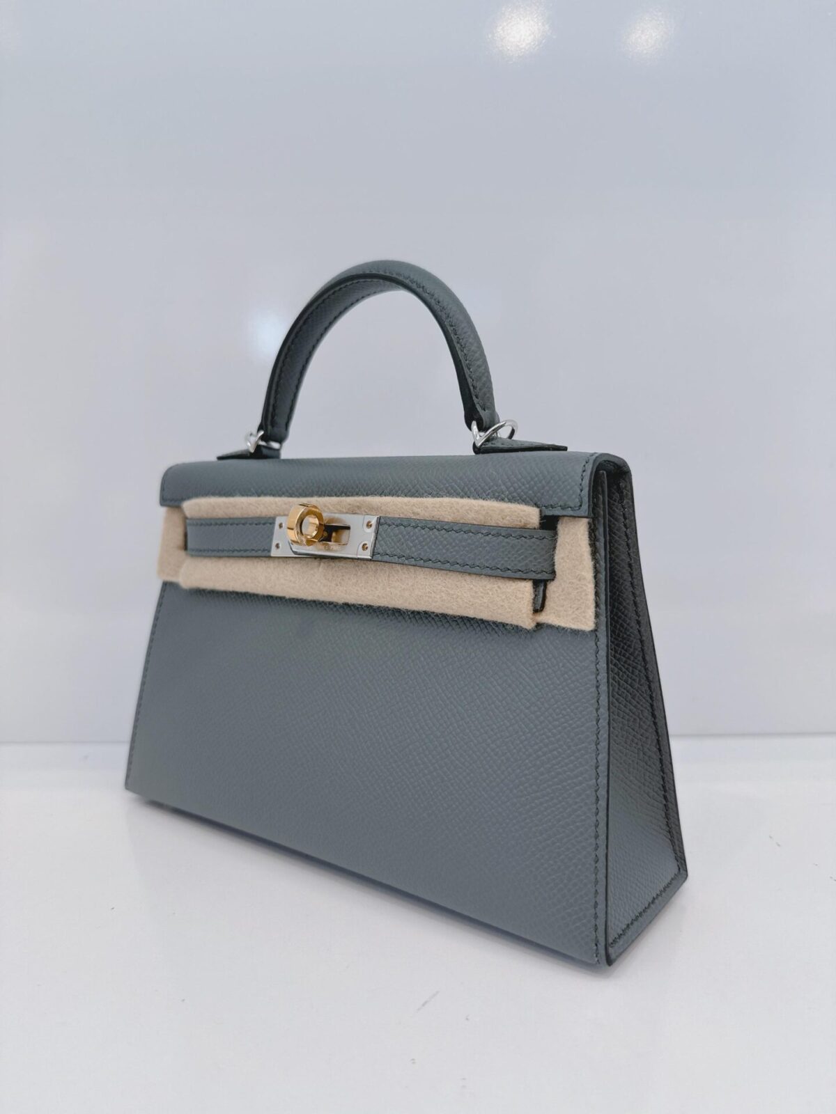 VERT AMANDE SAC KELLY SELLIER MINI ELECTRUM HARDWARE