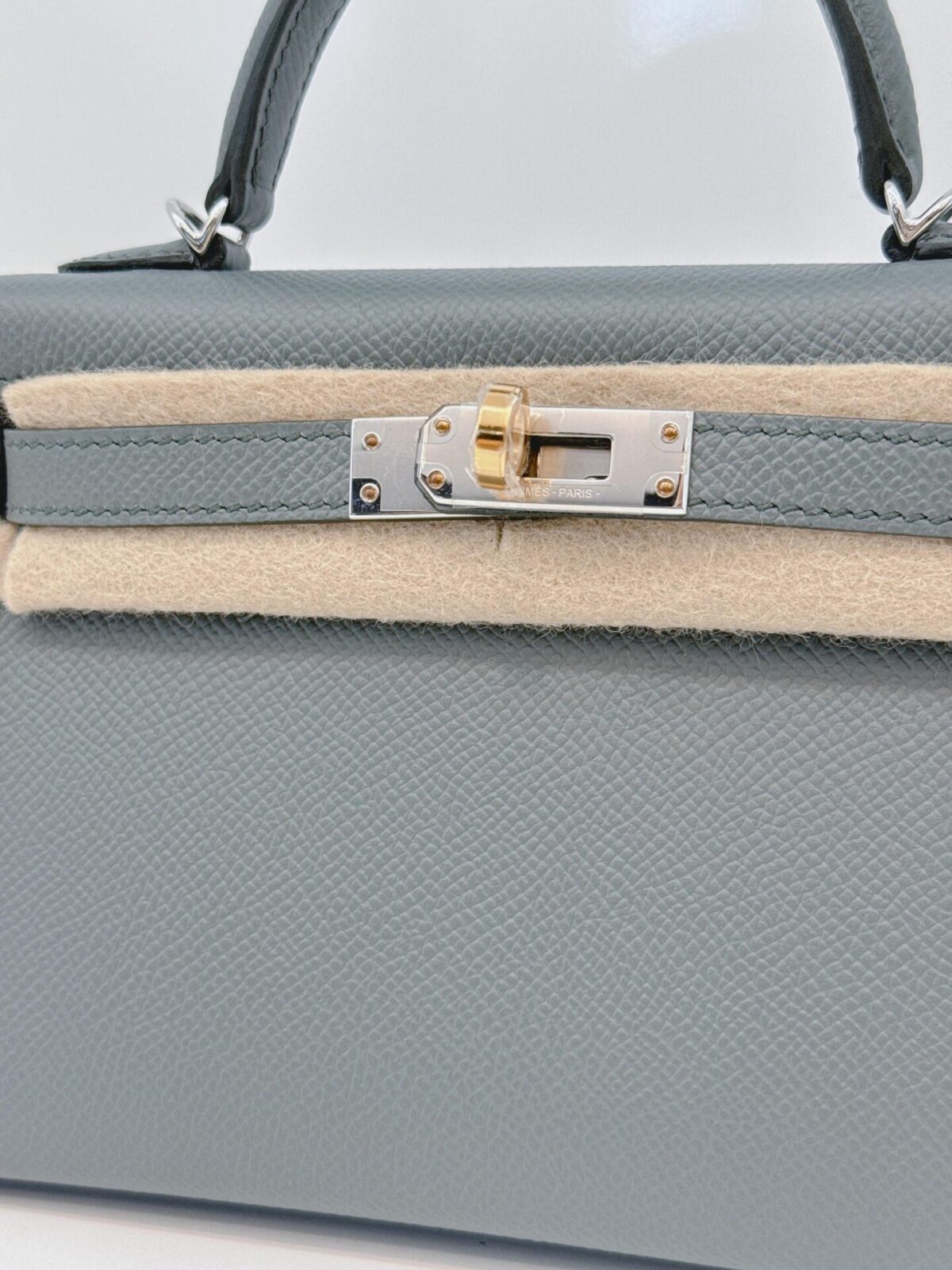 VERT AMANDE SAC KELLY SELLIER MINI ELECTRUM HARDWARE
