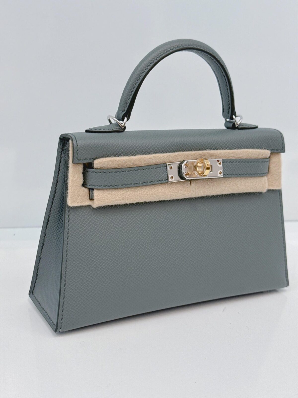 VERT AMANDE SAC KELLY SELLIER MINI ELECTRUM HARDWARE